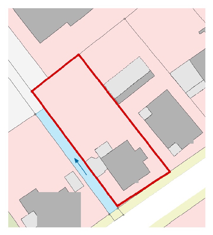 Lageplan Einfamilienhaus B�nde