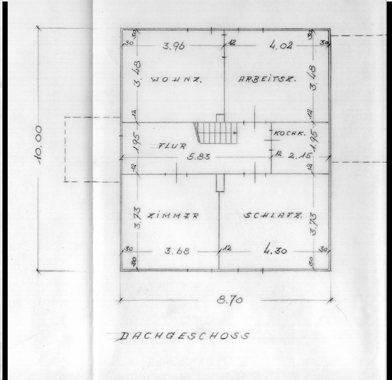 Grundriss OG Einfamilienhaus L�hne
