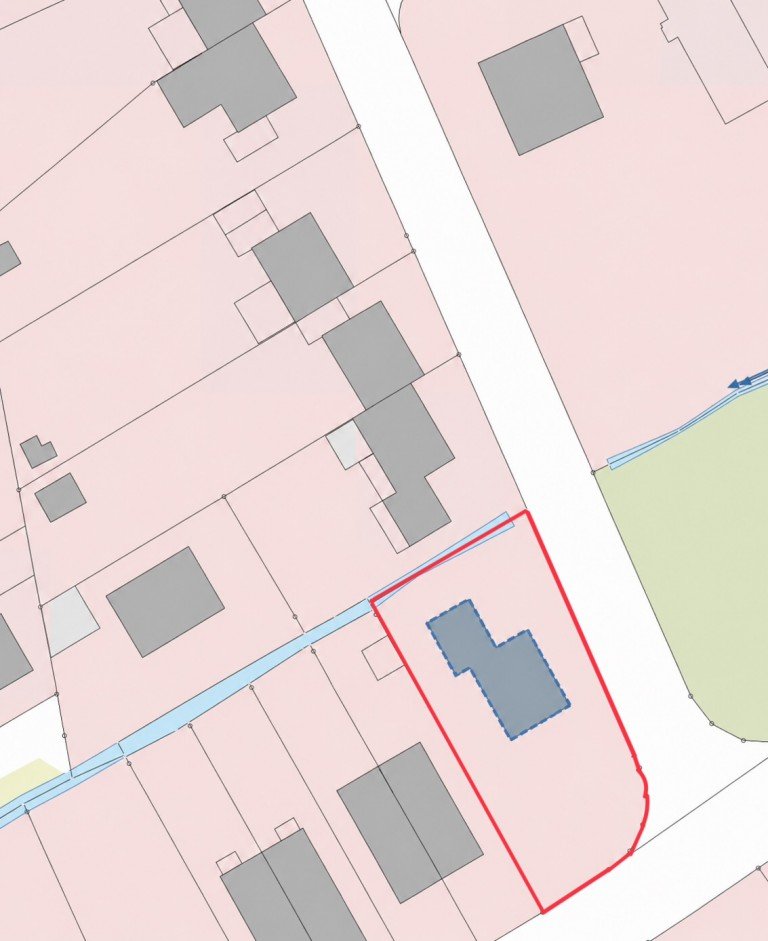 Lageplan Herford Wohngrundst�ck Kapitalanlage mit Erbbauzinszahlung durch die Stadt Herford