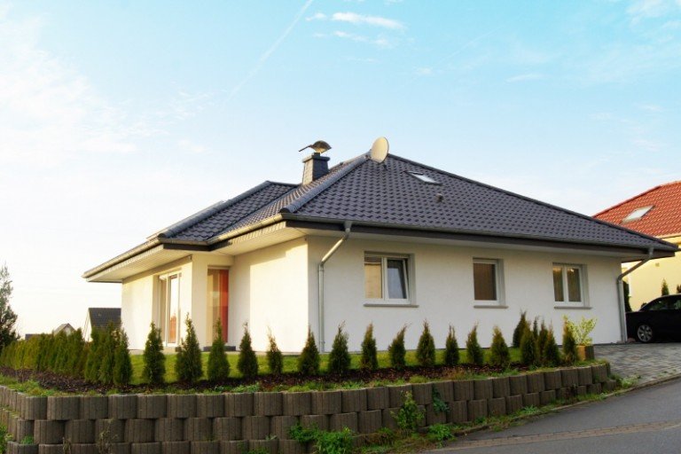 Frontansicht Herford Bungalow Modernes, barrierefreies Wohnen auf einer Ebene