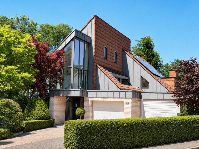 Front 1 Herford Zweifamilienhaus Au�ergew�hnliches Architektenhaus am Waldrand gelegen