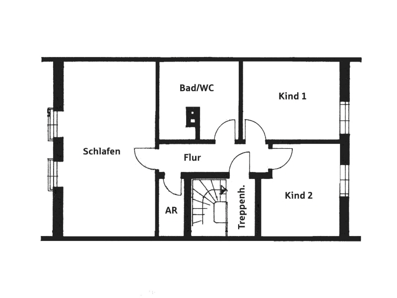 Grundriss DG Einfamilienhaus Bad Oeynhausen