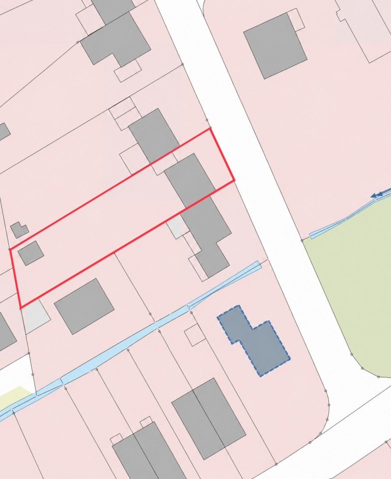 Lageplan 7 Herford Wohngrundst�ck Kapitalanlage mit Erbbauzinszahlung durch die Stadt Herford