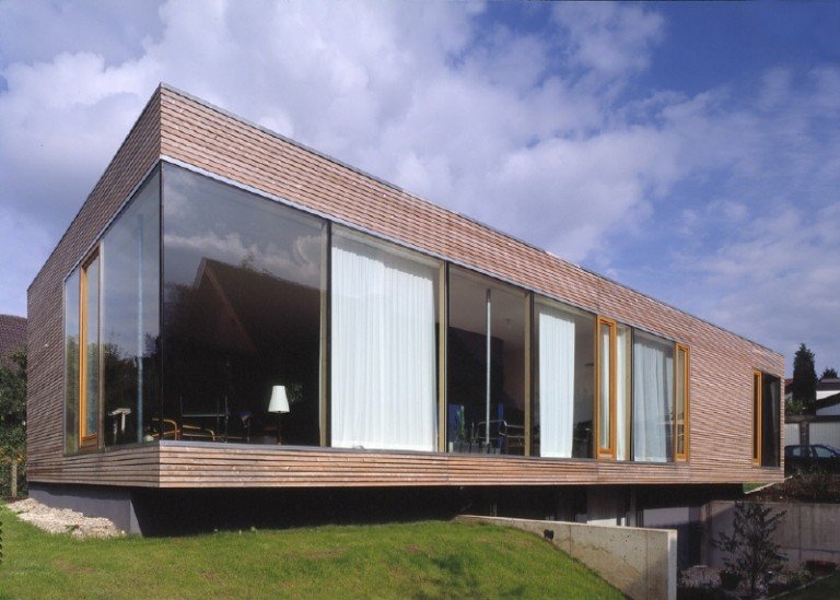 Ansicht Detmold Einfamilienhaus Modernes Architektenhaus f�r Individualisten in Detmold