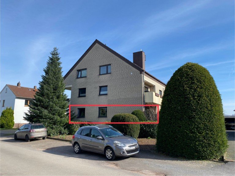 Front (2) Bad Oeynhausen Erdgeschosswohnung Gem�tliche Wohnung im Erdgescho�/Hochpaterre mit Balkon