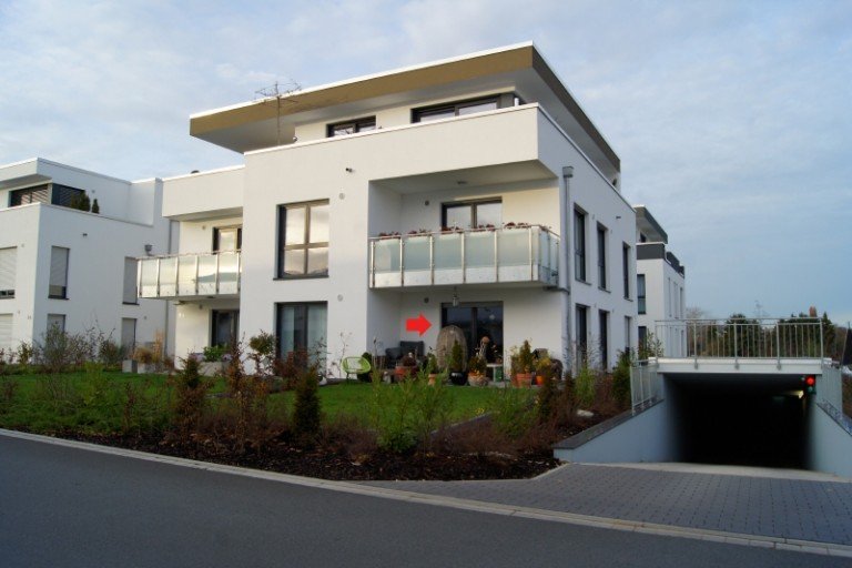 Frontansicht2 Herford Erdgeschosswohnung Moderne KFW 55 Erdgeschosswohnung mit Garten, Fahrstuhl und Tiefgaragenstellplatz