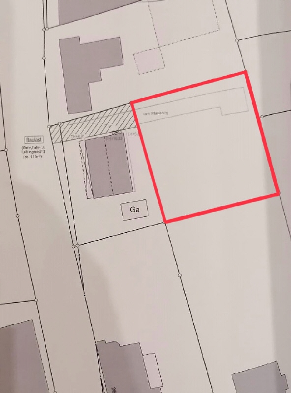 Lageplan Wohngrundst�ck Porta Westfalica