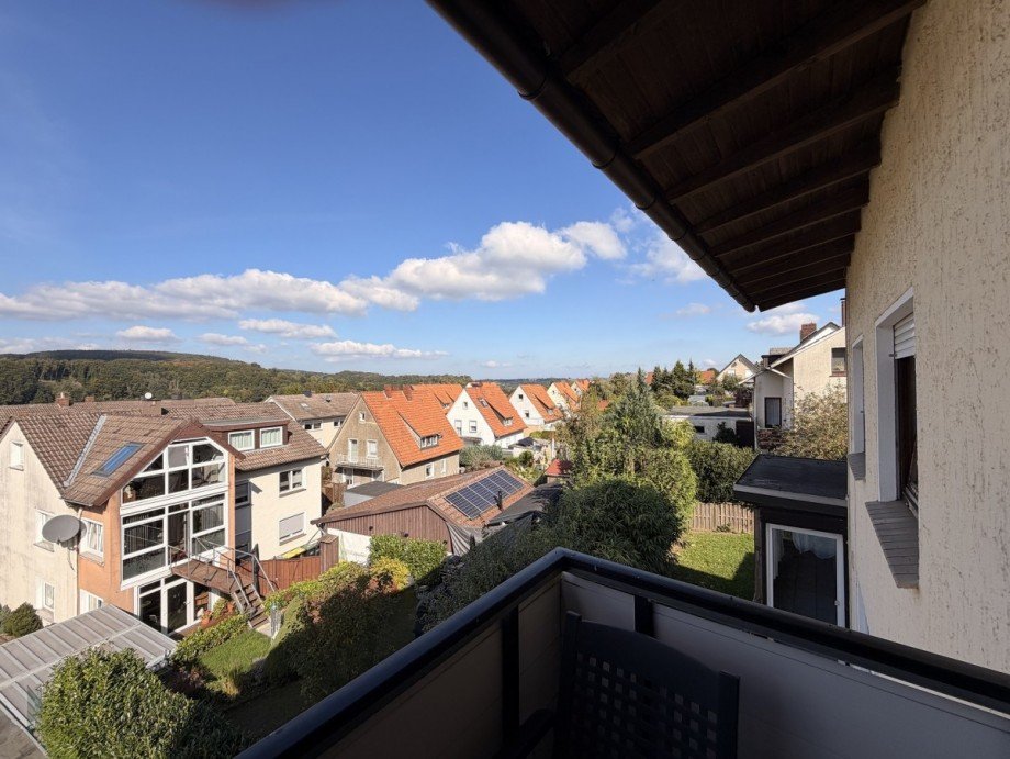 Blick vom Balkon Zweifamilienhaus Vlotho