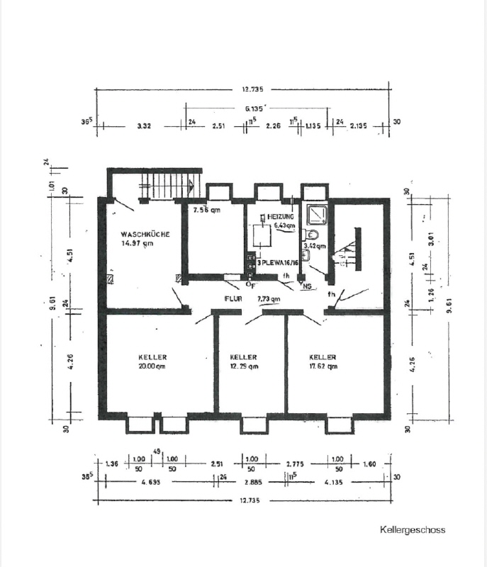 Keller Mehrfamilienhaus L�hne