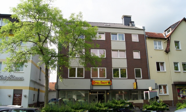 Vorderansicht Wohn- / Gesch�ftshaus Bad Oeynhausen