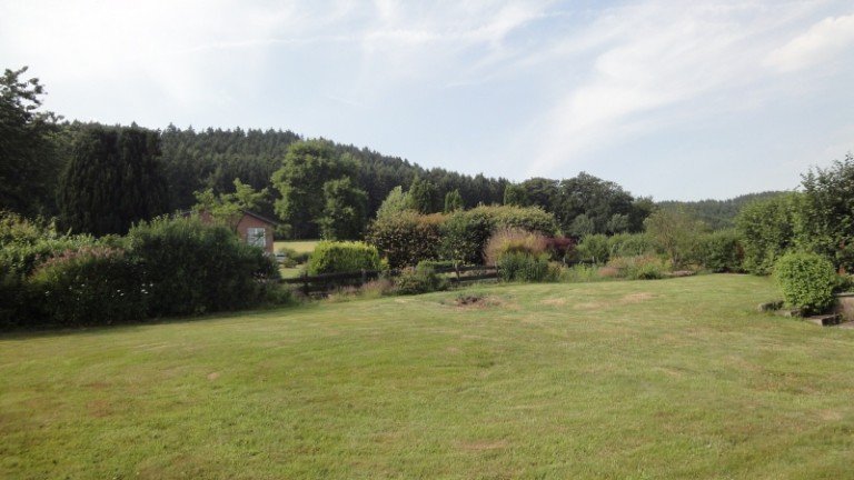 Aussicht H�llhorst Einfamilienhaus Wohnen im G R �N E N..... Genie�en Sie t�glich den W A L D und die tolle Aussicht!