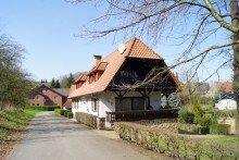Gartenseite EFH/ZFH im Landhausstil am Wiehengebirge