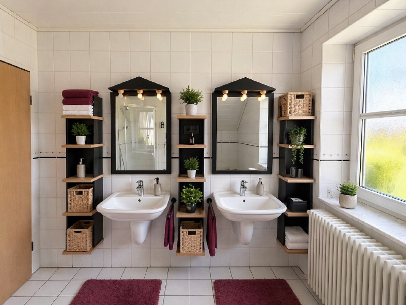 Bad im OG Einfamilienhaus L�hne