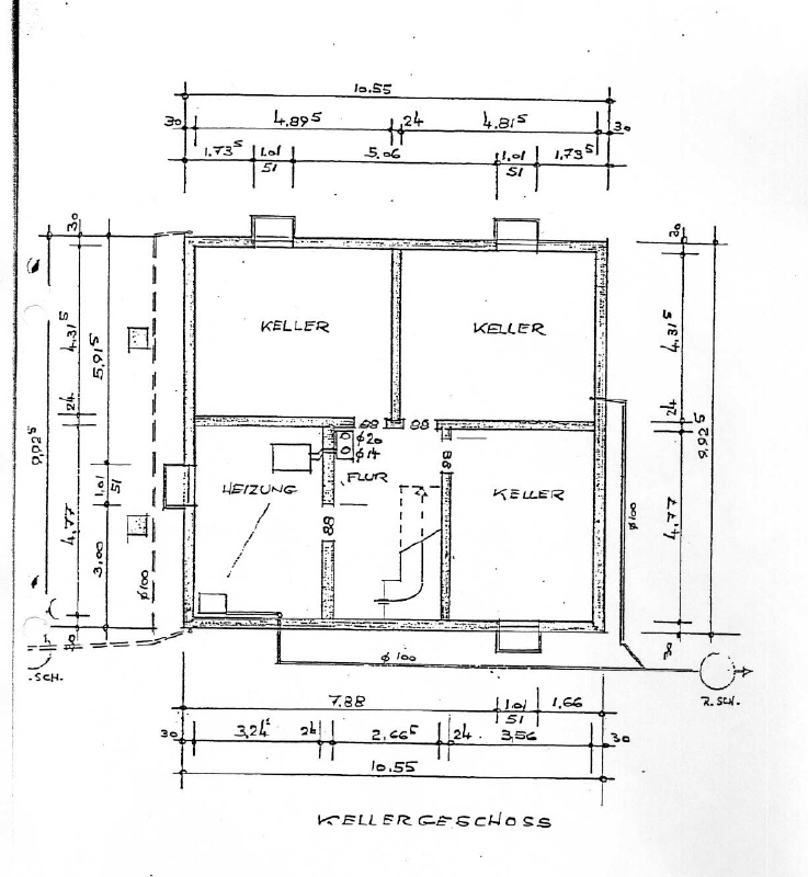 Grundriss KG Einfamilienhaus L�hne