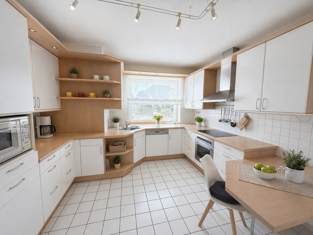 K�che mit Essplatz Einfamilienhaus L�hne